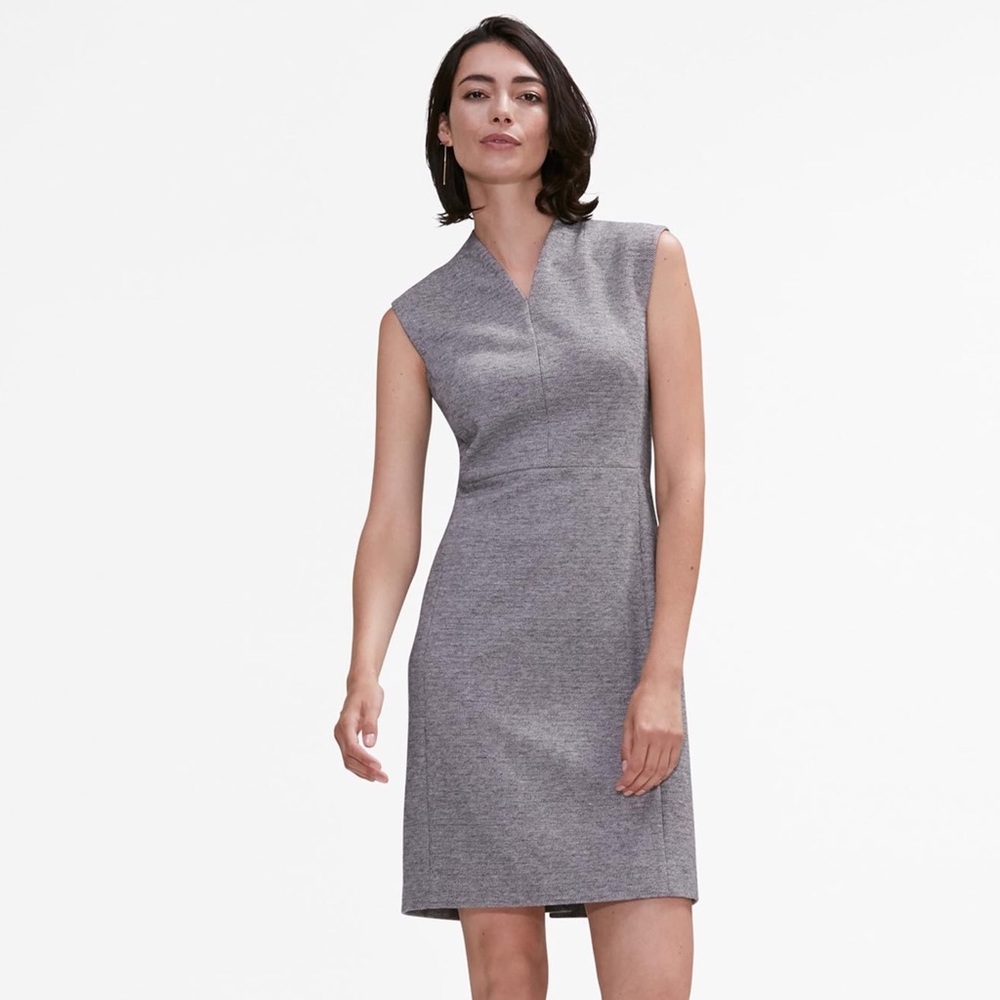 Houndstooth sheath dress